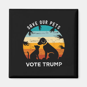 Aimant Sauvez notre animal de compagnie Voter Trump 2024 