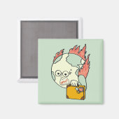 Aimant Sauvez notre planète - Jour des terres (Recto/Verso)