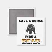 Aimant Sauvez Un Cheval (Recto/Verso)