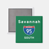 Aimant Savannah 95 (Recto/Verso)