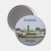Aimant Savannah, Géorgie (Recto/Verso)