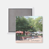 Aimant Savannah, Géorgie (Recto/Verso)