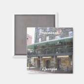 Aimant Savannah, Géorgie (Recto/Verso)