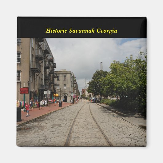 Aimant Savannah Géorgie historique (Devant)