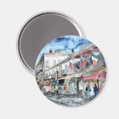 Aimant savannah_river_street_paint, Savannah GA Riv... (Recto/Verso)