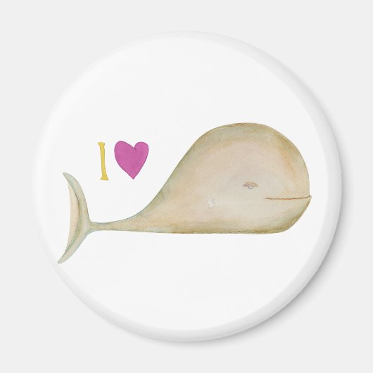 Aimant Save a whale, Save a planet (Devant)