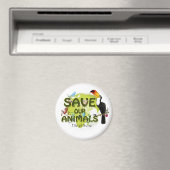 Aimant Save our Animals (In Situ (Lave-vaisselle))