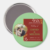Aimant "Save the date" pour mariage (Recto/Verso)