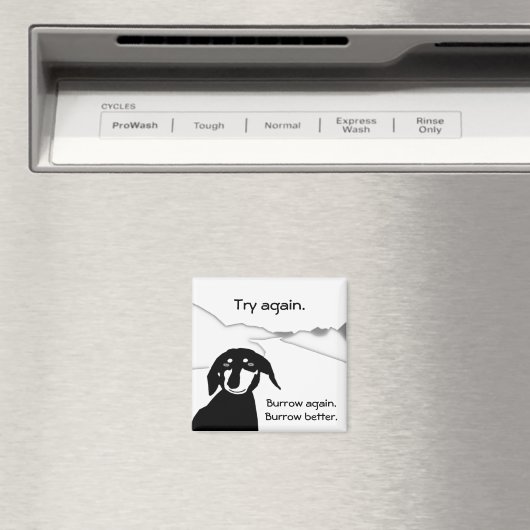 Aimant Savvy Sausdom - Paraphrasage Samuel Beckett (In Situ (Lave-vaisselle))