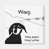 Aimant Savvy Sausdom - Paraphrasage Samuel Beckett (Devant)