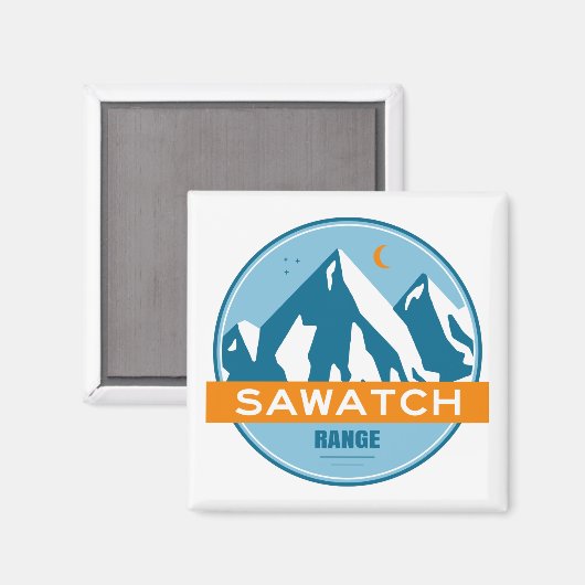 Aimant Sawatch Range Colorado (Recto/Verso)