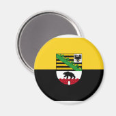 Aimant Saxe Anhalt, Allemagne (Recto/Verso)