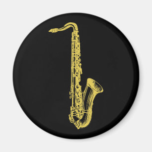 Aimant Saxo en laiton