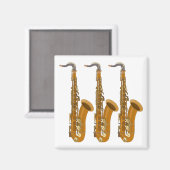 Aimant Saxophones (Recto/Verso)