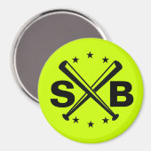 Aimant SB - Softball (Recto/Verso)