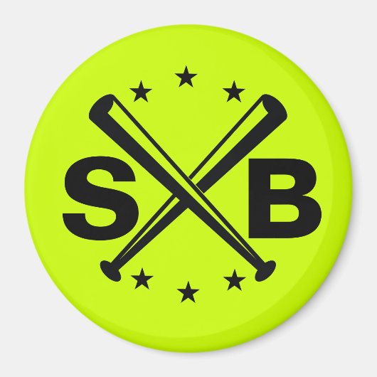Aimant SB - Softball (Devant)