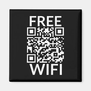 Aimant Scan Drôle Wifi Gratuit Trump Danse Farce Qr Prési