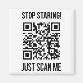 Aimant Scan Me QR Code : Choisissez la gentillesse chaque (Devant)
