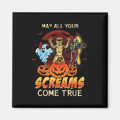 Aimant Scandale Skeleton Monstres Fantôme Funny Lazy Dépl (Devant)