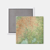 Aimant Scandinavie du Sud et Danemark (Recto/Verso)