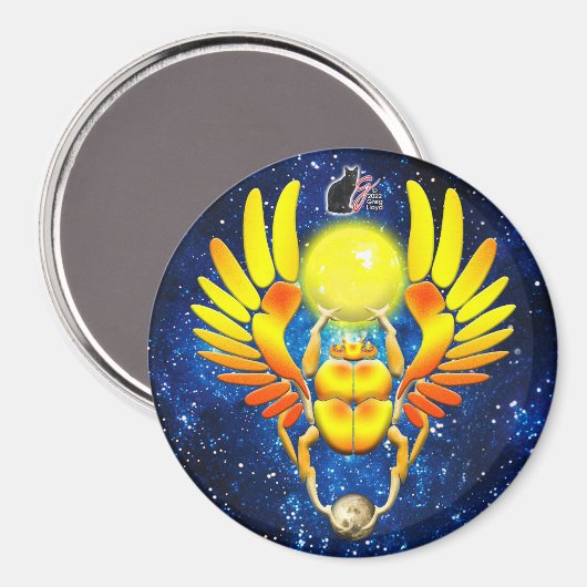 Aimant Scarabée (Recto/Verso)