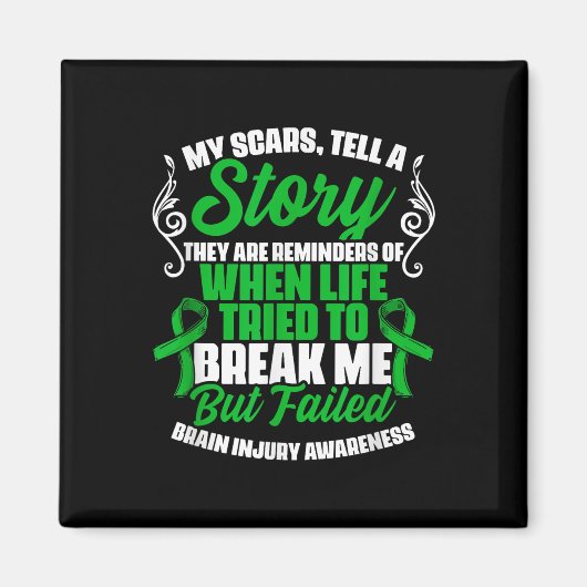 Aimant Scars Raconter l'histoire Traumatisme Brain Brain (Devant)