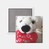 Aimant Sceau Avec Amour (Recto/Verso)