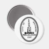 Aimant Sceau Baltimore (Recto/Verso)