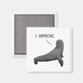 Aimant Sceau d'approbation (Recto/Verso)