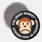 Aimant Sceau d'approbation : Projet approuvé par Angry Mo (Recto/Verso)