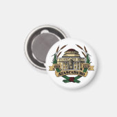 Aimant Sceau d'Atascadero, Californie (Recto/Verso)