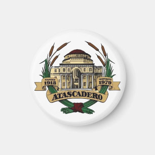 Aimant Sceau d'Atascadero, Californie
