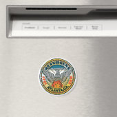 Aimant Sceau d'Atlanta, Géorgie (In Situ (Lave-vaisselle))