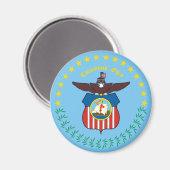 Aimant Sceau de Columbus, Ohio (Recto/Verso)