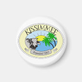 Aimant Sceau de Kissimmee, Floride (Devant)