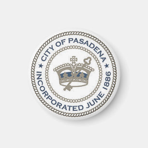 Aimant Sceau de la ville de Pasadena, Californie