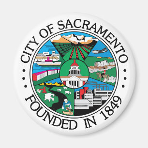 Aimant Sceau de la ville de Sacramento