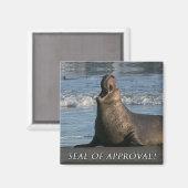 Aimant Sceau d'éléphant d'approbation (Recto/Verso)