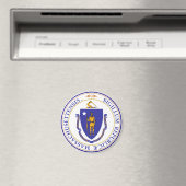 Aimant Sceau d'État du Massachusetts (In Situ (Lave-vaisselle))