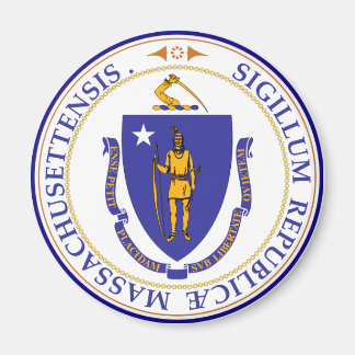 Aimant Sceau d'État du Massachusetts
