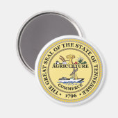 Aimant Sceau d'état du Tennessee (Recto/Verso)