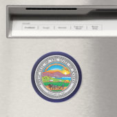 Aimant Sceau du Kansas (In Situ (Lave-vaisselle))