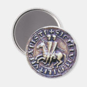 AIMANT SCEAU DU MODÈLE DES CHEVALIERS (Recto/Verso)