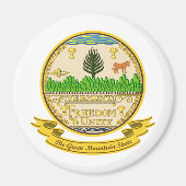 Aimant Sceau du Vermont (Devant)