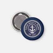 Aimant Sceau nautique Ancre (Recto/Verso)
