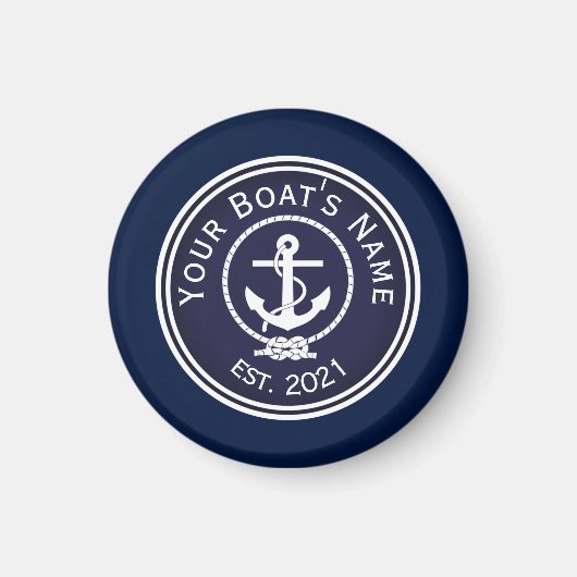 Aimant Sceau nautique Ancre (Devant)
