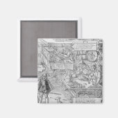 Aimant Scène bancaire (Recto/Verso)