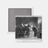 Aimant Scène de la lettre du cousin (Recto/Verso)