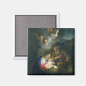 Aimant Scène de la Nativité (Recto/Verso)