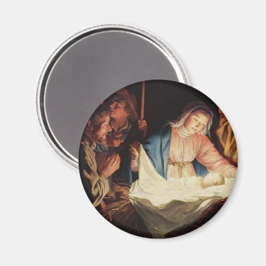 Aimant Scène de la Nativité (Recto/Verso)